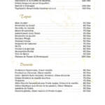 Menu Le Pershing Casablanca August 2023 241922-143100